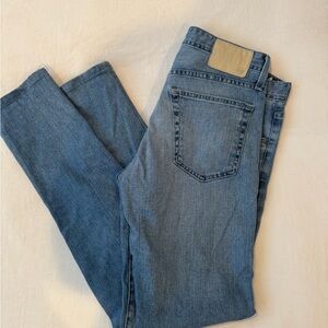 AG Tellis Jeans 33x34 Slim Fit Light Wash Stretch Denim Adriano Goldschmied